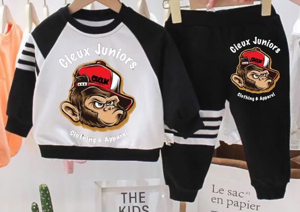 Breathable Casual Cartoon 100% Cotton Long Sleeve Hoodie for Big Kids Girl