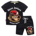 Baby Boys & Baby Girls Casual T-shirt Shorts  (Just Hanging White and Yellow Combo)
