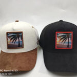 Palm Tree Tropical Stylish Sports Hat in Denim,Adjustable, Breathable,for Daily Wear and Outdoor Activities